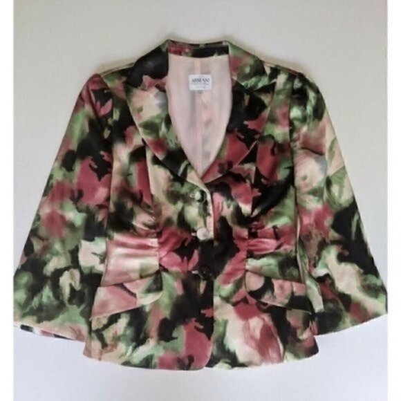 Armani Blazer Pink Green - Picture 1 of 10